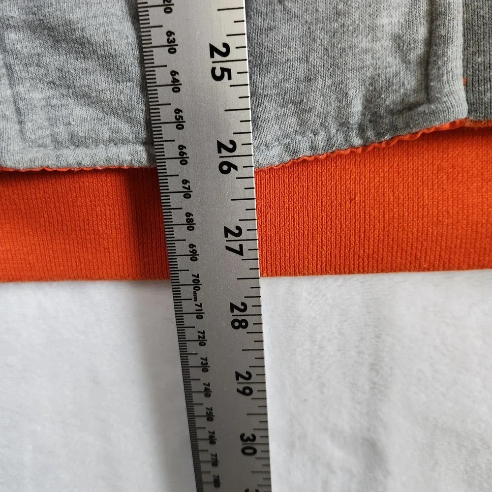 NFL‎ Denver Broncos Reversible Hoodie Jacket L Gray Orange AFC Full Zip